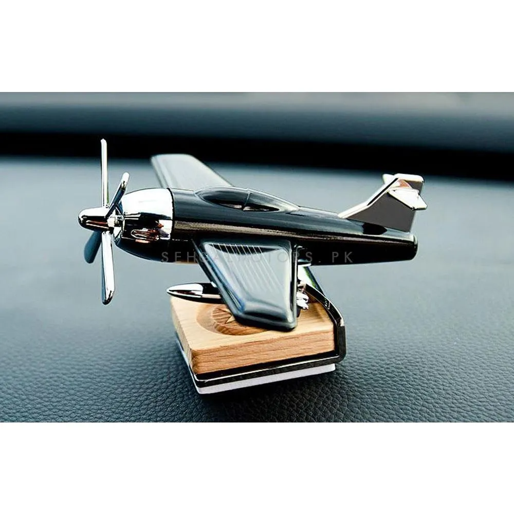 Solar Powered Aeroplane Car Air Freshener