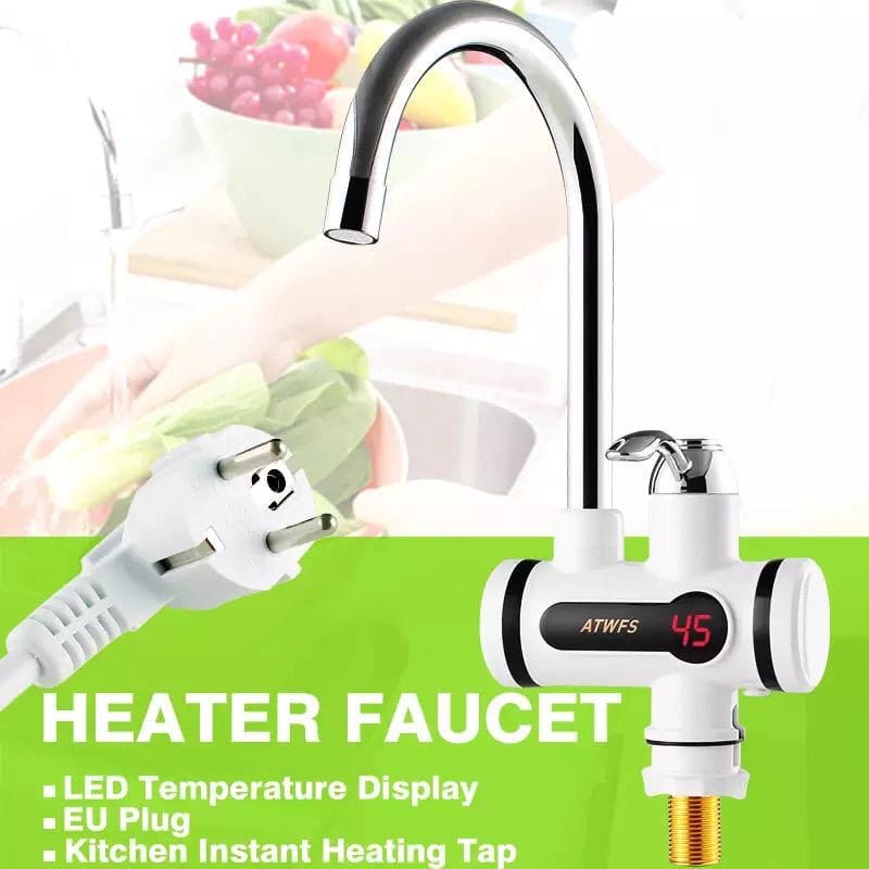 Instant electric water heater tap